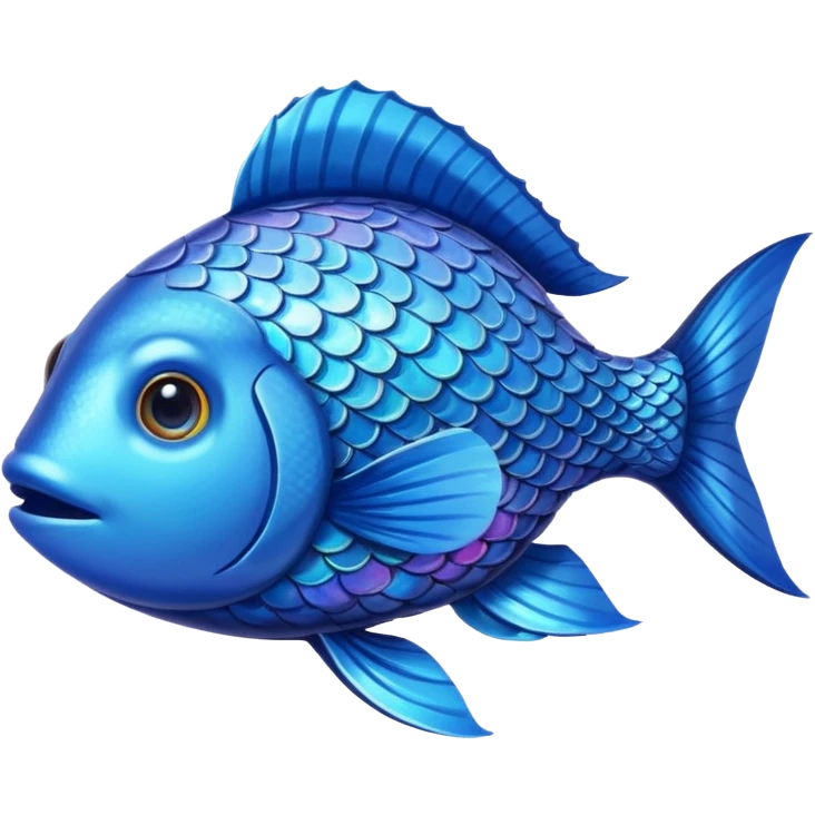 blue fish emoji
