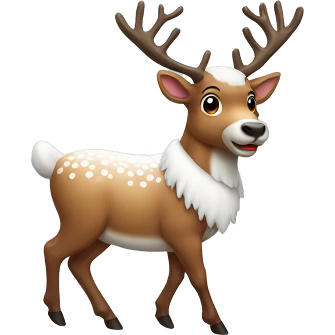 Christmas raindeer emoji