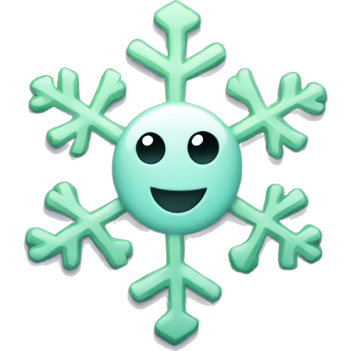 Snowflakes with cash   emoji