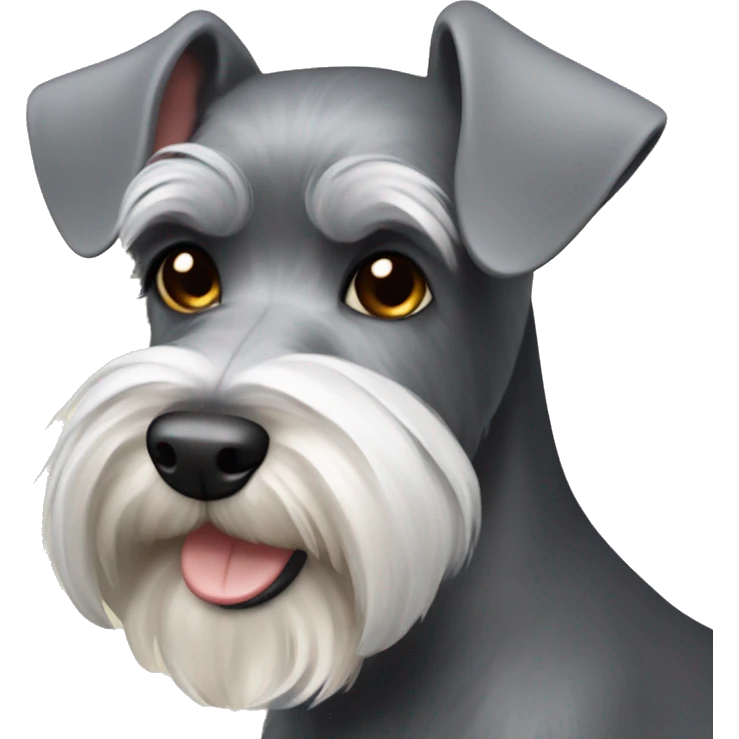 miniature schnauzer  emoji