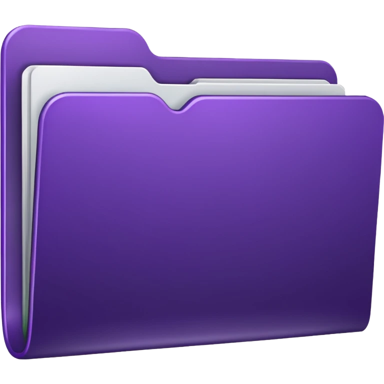 dark purple favorite folder emoji