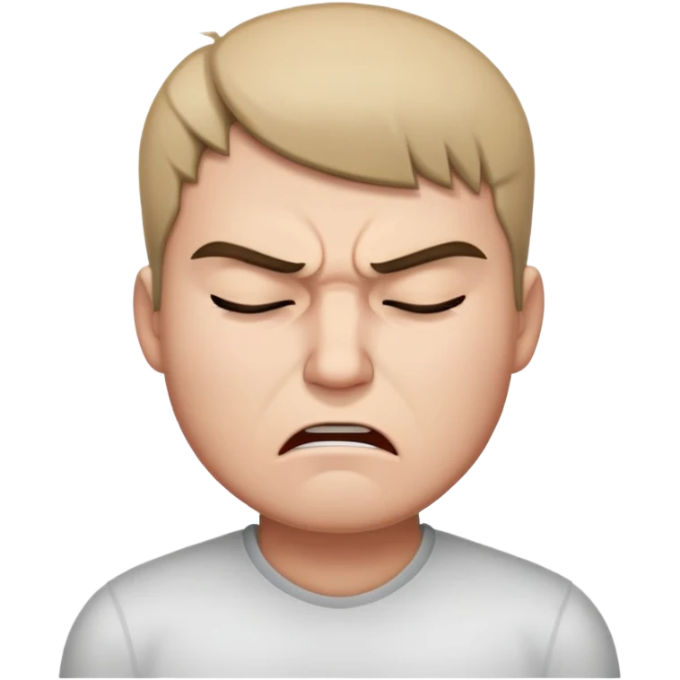 😡 with closed eyes emoji