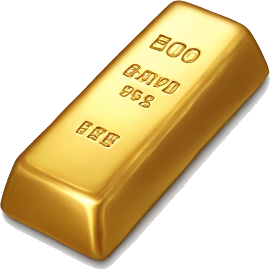 Gold bar emoji