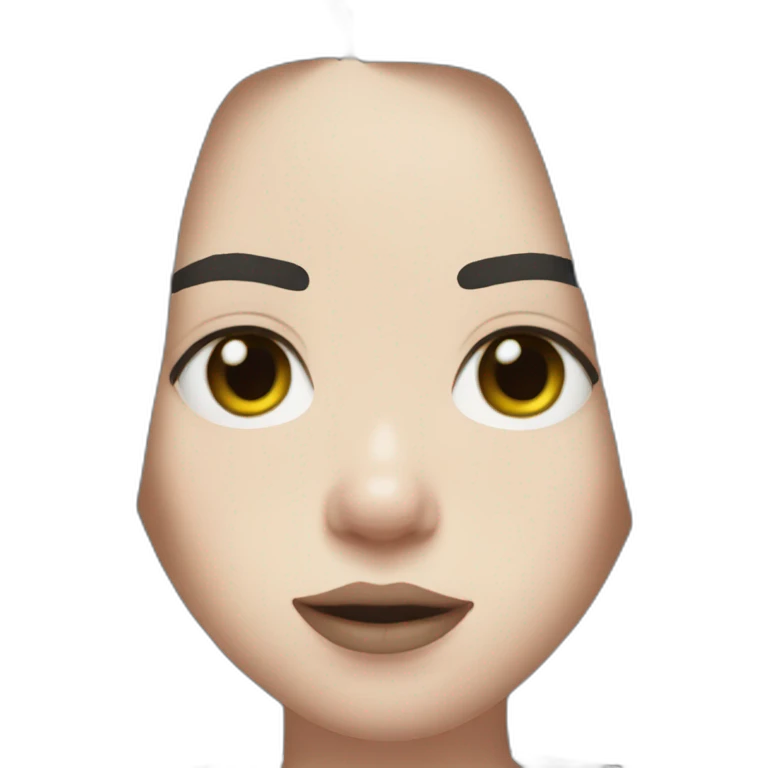 Billie eilish dark hair emoji