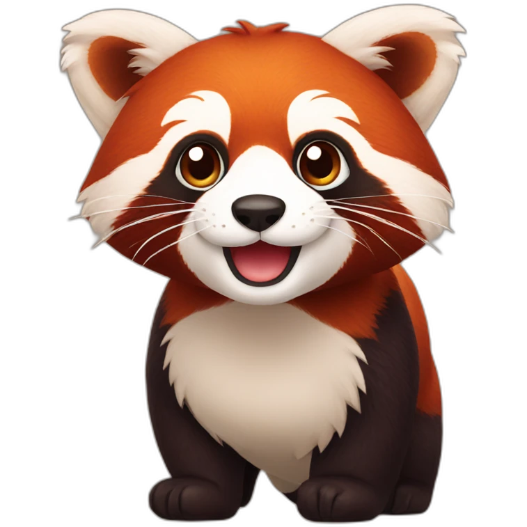 Red panda emoji