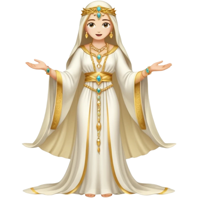 diosa tanit de cuerpo entero emoji