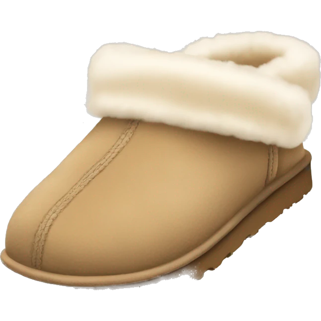 Beige ugg slippers emoji