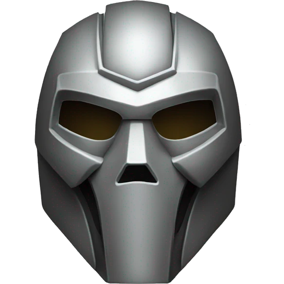 MF DOOM mask emoji
