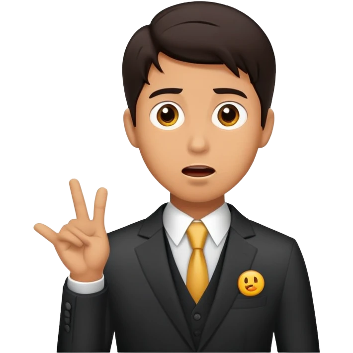 ایموجی یه پسر خیلی پولدار که به رفیقاش کیگه پول نداره emoji