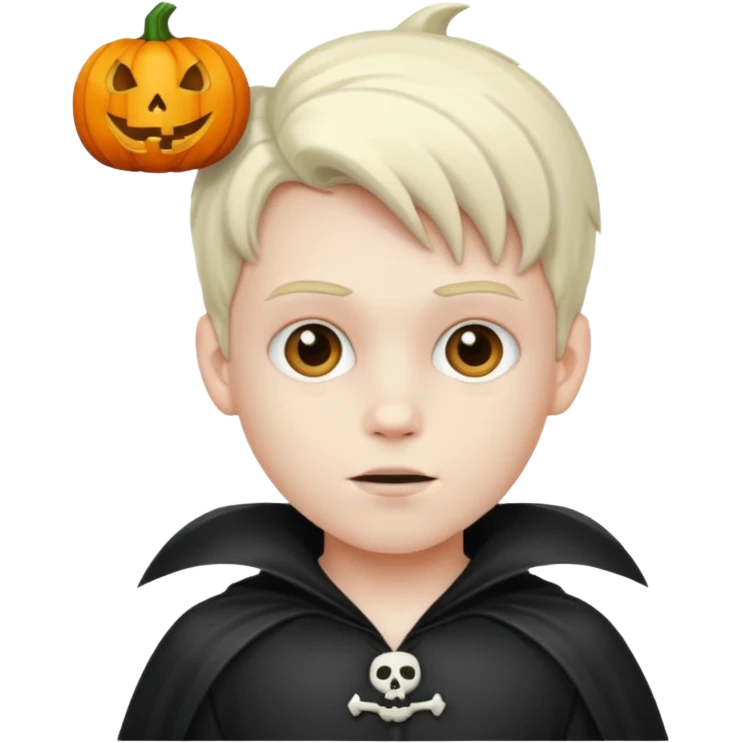 boy with hallowen costumes emoji