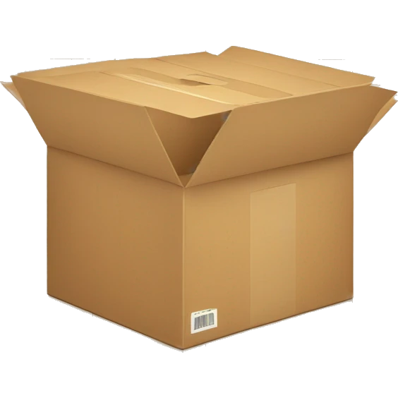 shipping box being measured emoji