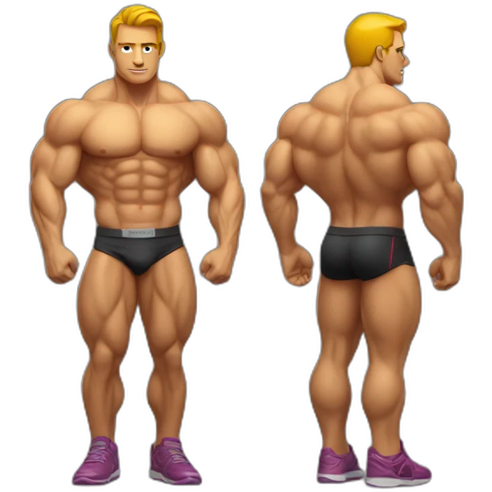 Un pompier bodybuilder emoji