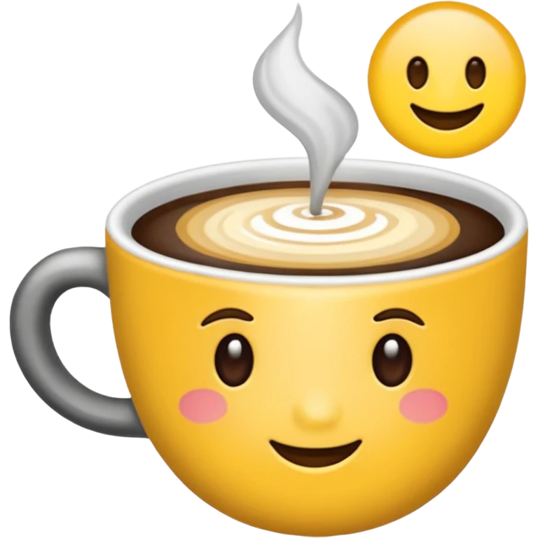 Эмодзи для кофейни LABEL. Цветовая палитра: #FFFFFF, #F7FD02, #D3D3D3, # 242424 emoji