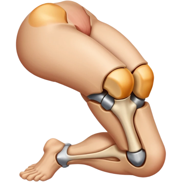 one knee , no bone emoji