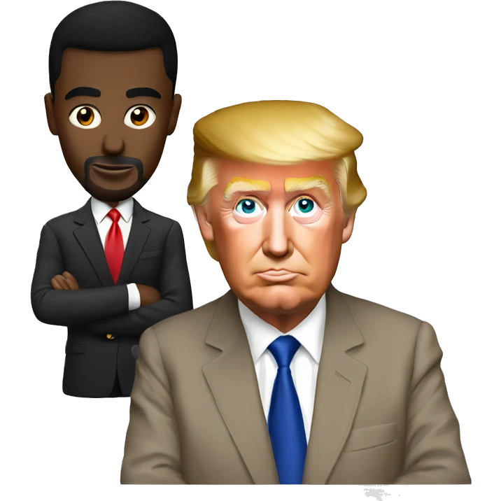 donald trump with a glizzy  emoji
