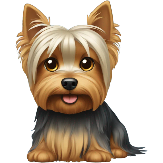 Yorkshire Terrier dog emoji