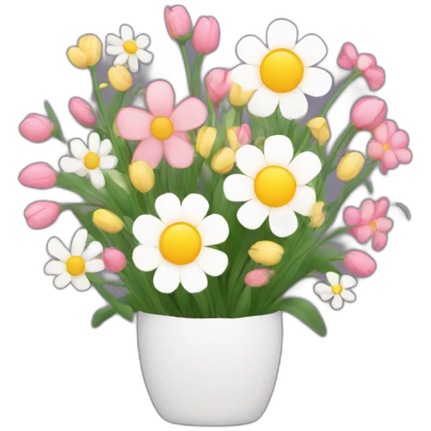 flowers bouquet logo emoji
