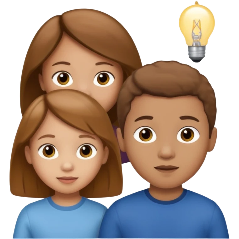 YOUNG CHILDREN: FIVE-YEAR-OLD BIRACIAL BOY WITH LIGHT BROWN HAIR AND LIGHT SKIN, THREE-YEAR-OLD BIRACIAL GIRL WITH LIGHT BROWN HAIR AND LIGHT SKIN emoji
