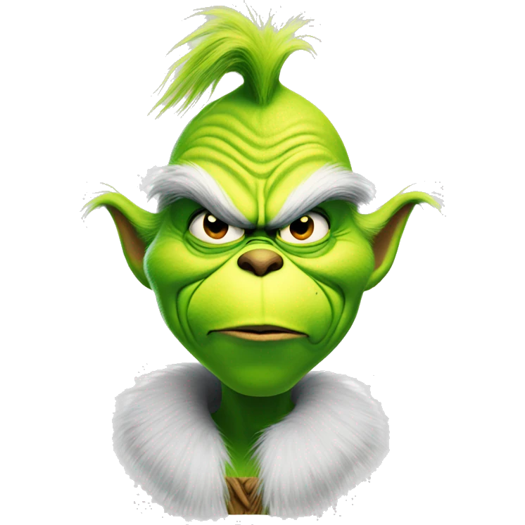 The grinch emoji