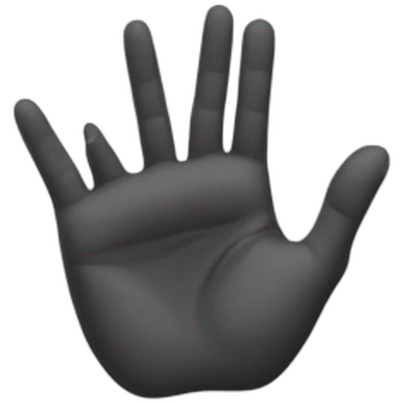 hand you emoji