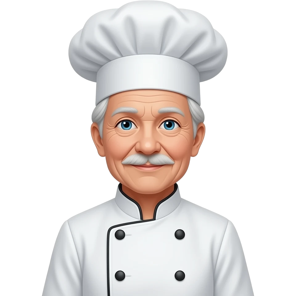 old women chef emoji