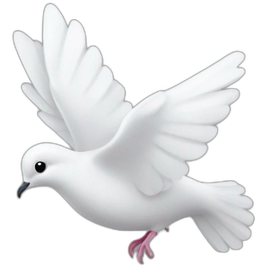 Dove with a Message emoji