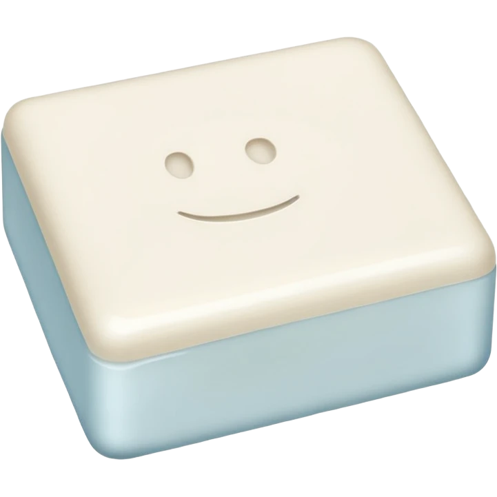 Aesthetic white soap  emoji
