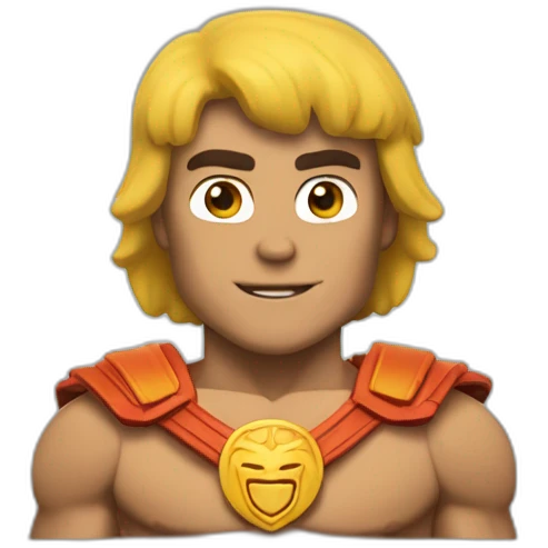 Heman en candela emoji