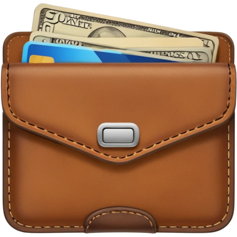 open empty wallet WITHOUT money at all, no money! emoji