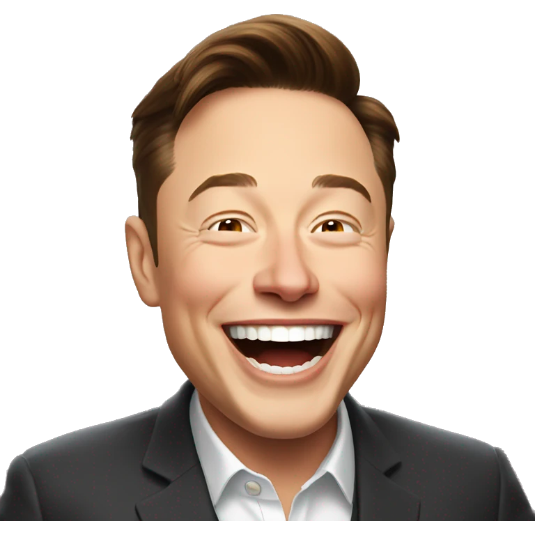 elon musk laughing emoji