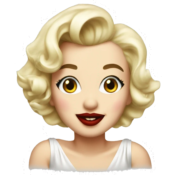 Marilyn Monroe emoji