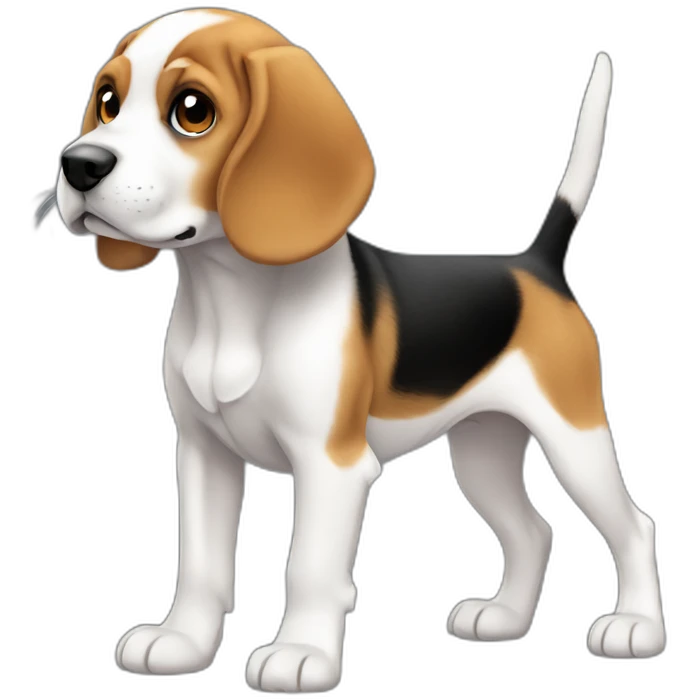beagle puppie full body emoji