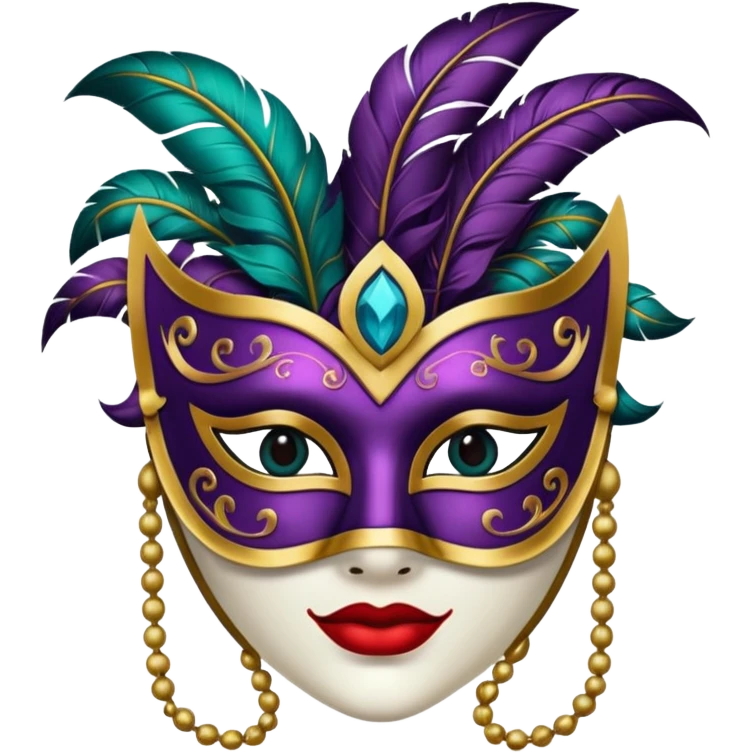 a portrait of Masquerade  emoji