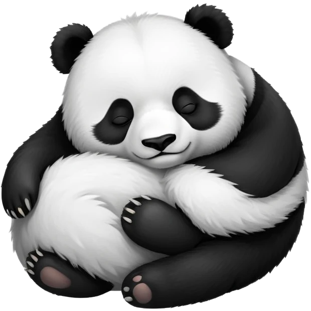 sleeping panda emoji