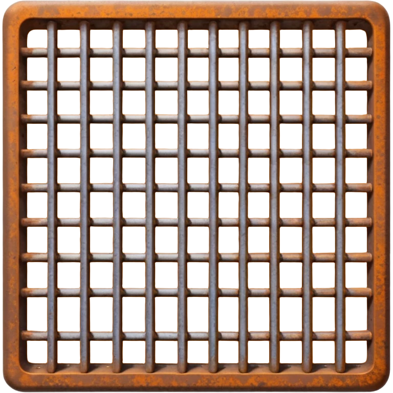 Rusting Metal Grate, seamless, top down perspective, in the style of gritty realism emoji