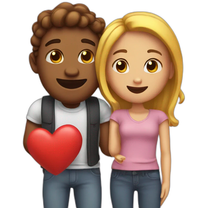 3D Love emoji