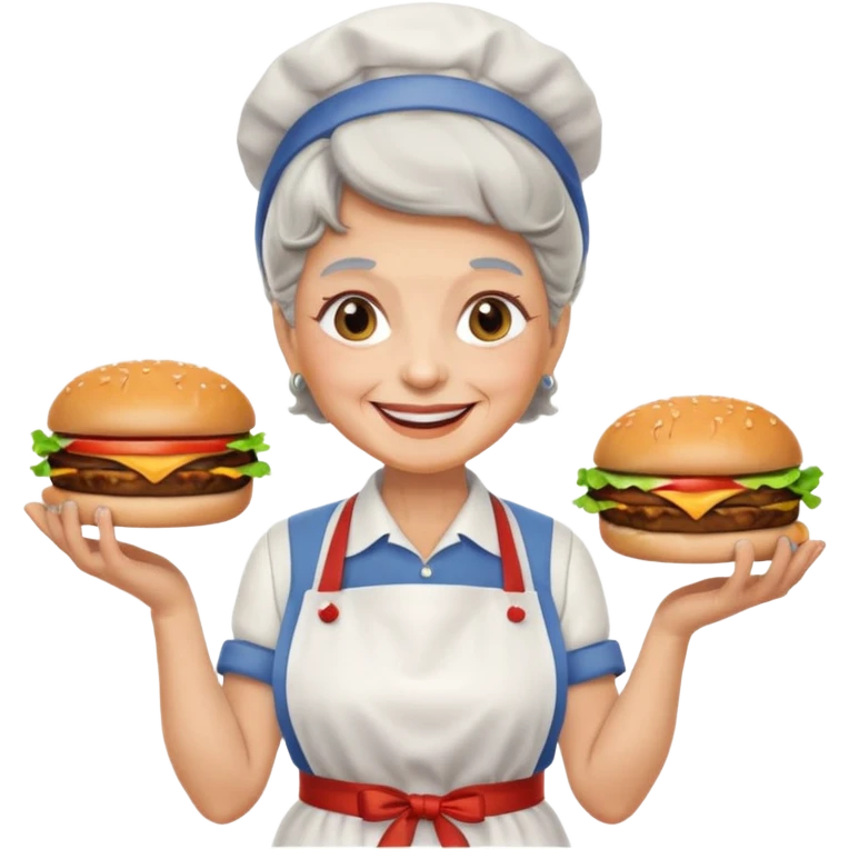 granny burger emoji