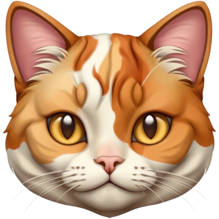 Ugly cat emoji