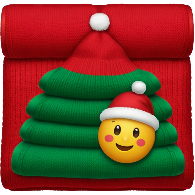 Christmas blanket emoji