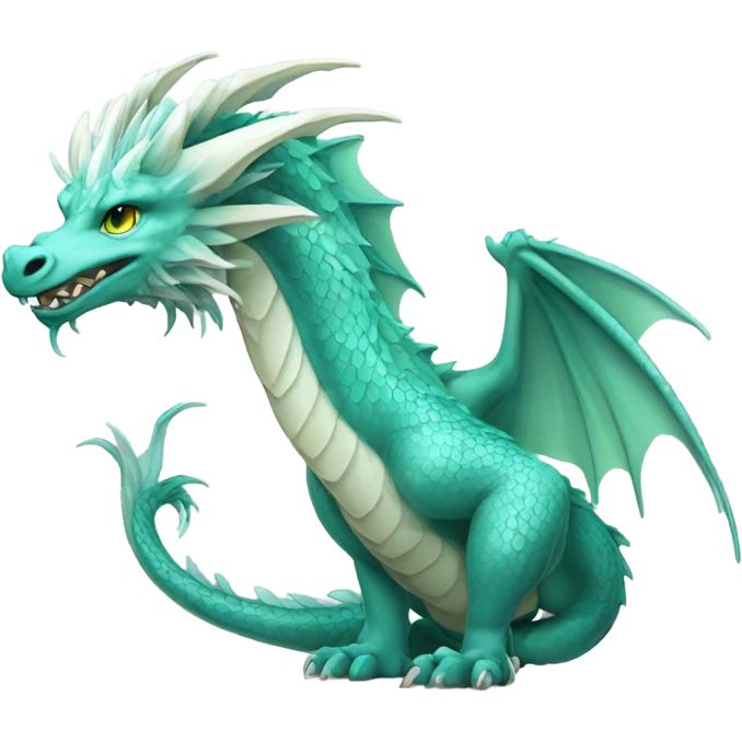 Haku the dragon emoji