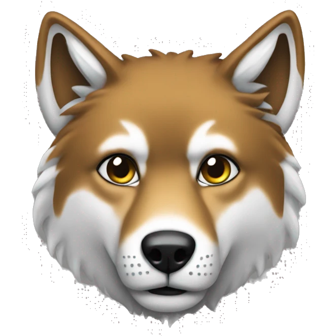 Crea un emoji de un lobo emoji