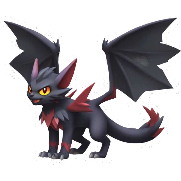 Noivern-Litten-Zoroark full body emoji