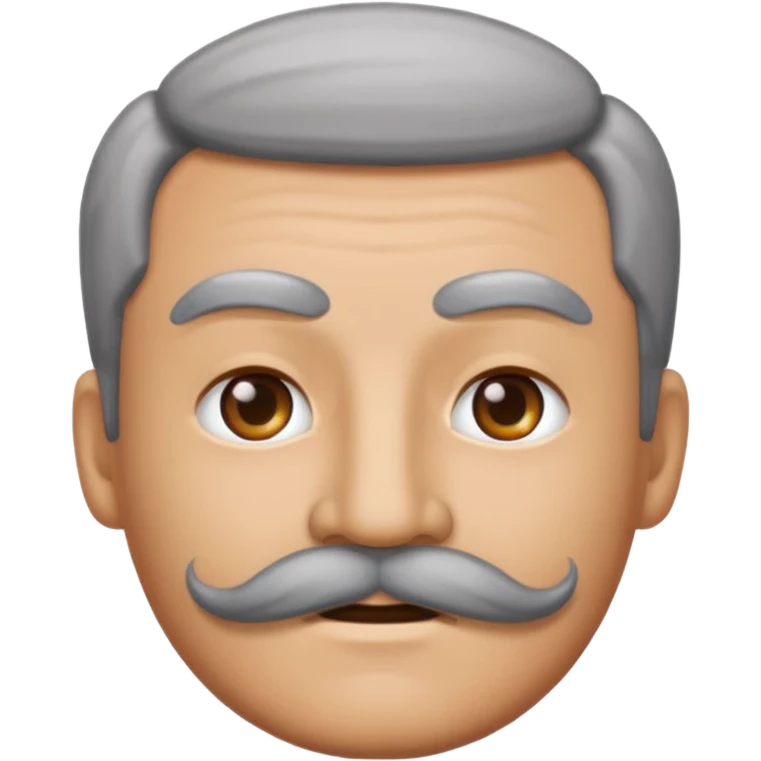 The  🥸 emoji but with gray eyebrows and mustache emoji