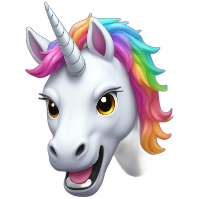 rgb unicorn raging emoji