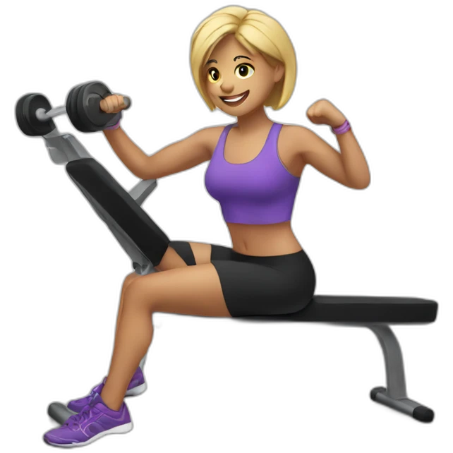 working out emoji
