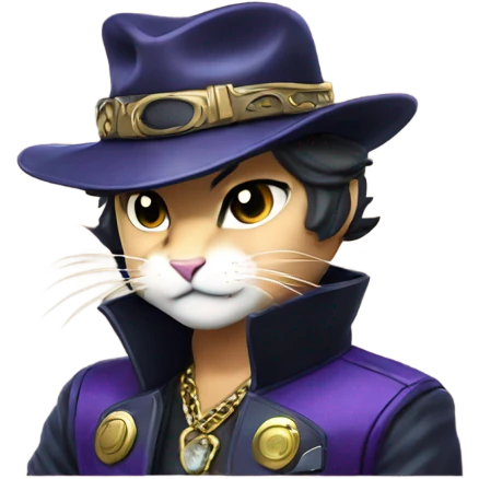 Jotaro kujo as a cat emoji