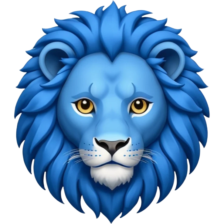 Un emoi sa semene cu stema lui chelsea un leu albastru  emoji