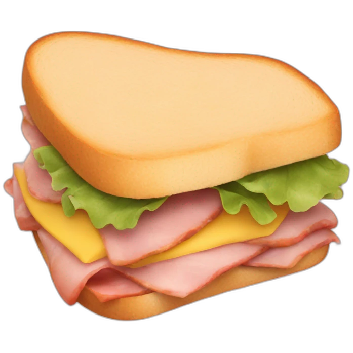 soft ham sandwich emoji