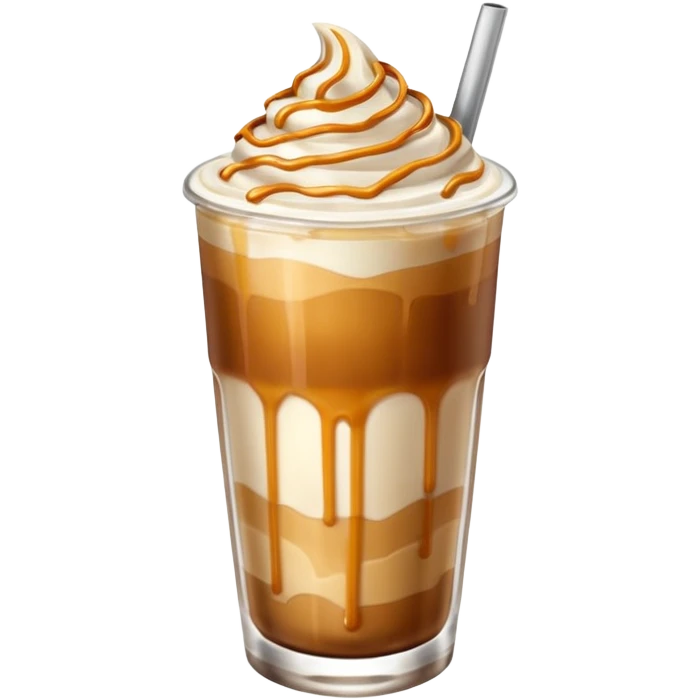 Iced caramel macchiato  emoji