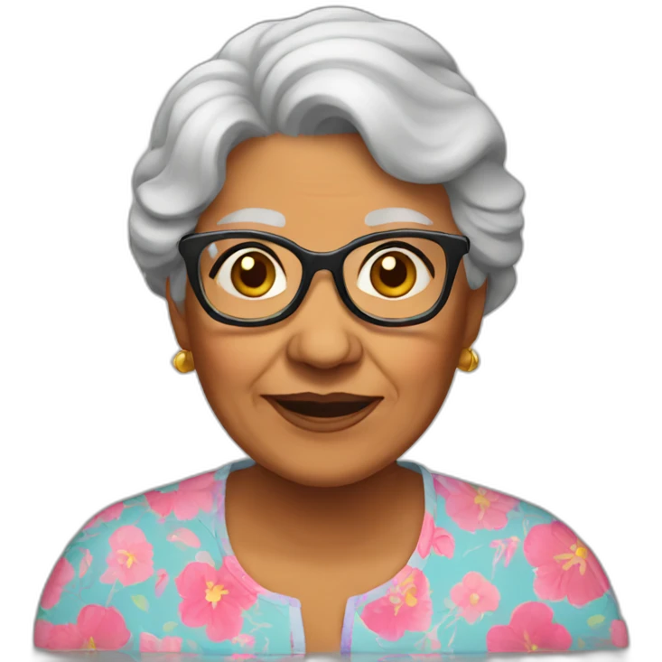 latin grandma emoji